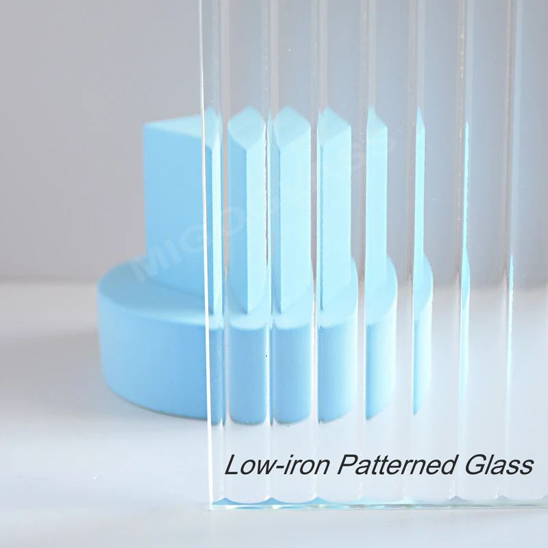 low iron fluted glass low iron fluted glass