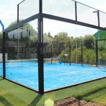 Biztonsági üvegfal a padel bíróságok számára