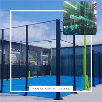 10 mm-es 12 mm-es Padel Court üveg